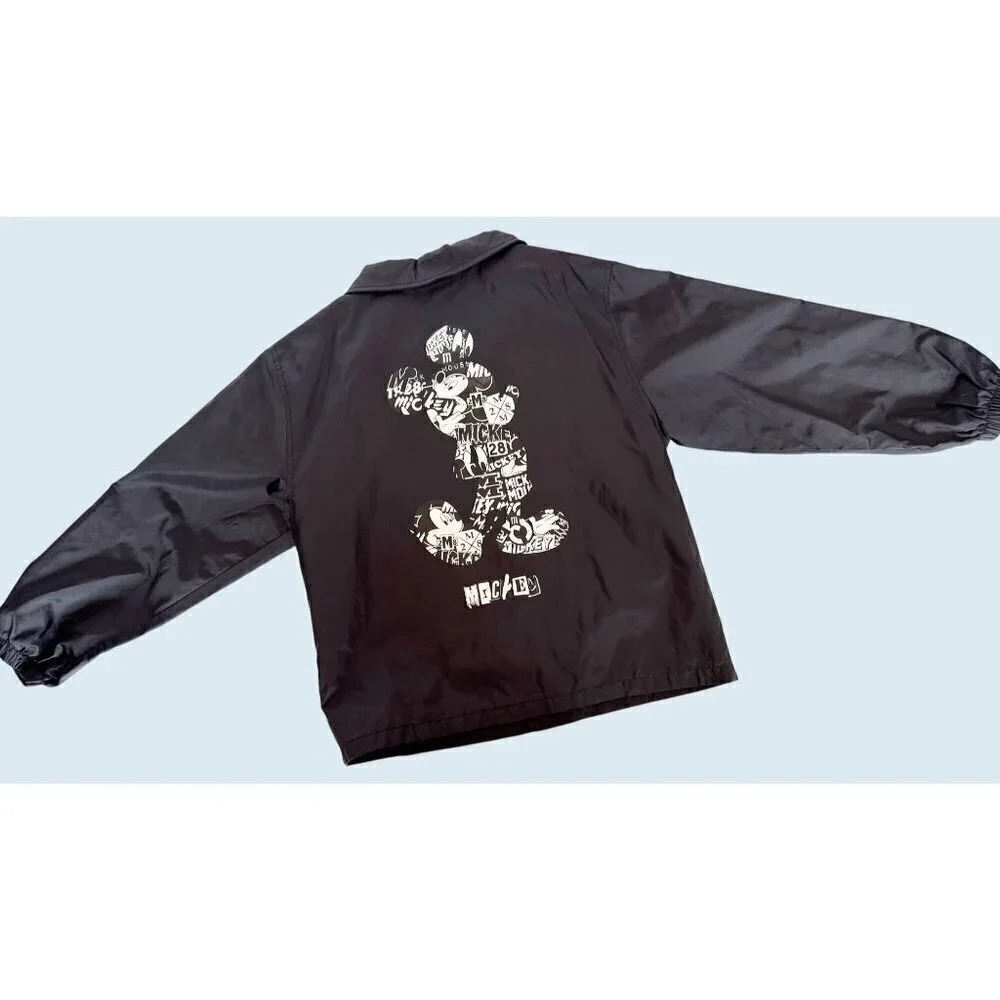 DISNEY X NEFF Youth Nylon Snap Button Jacket Coat Size Small